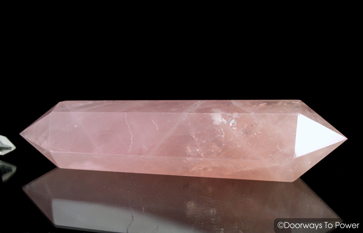 John of God Crystal Double Terminated Rose Quartz w/ Manifest Spirit