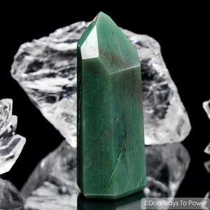 John of God Healing Green Aventurine Casa Crystal Point