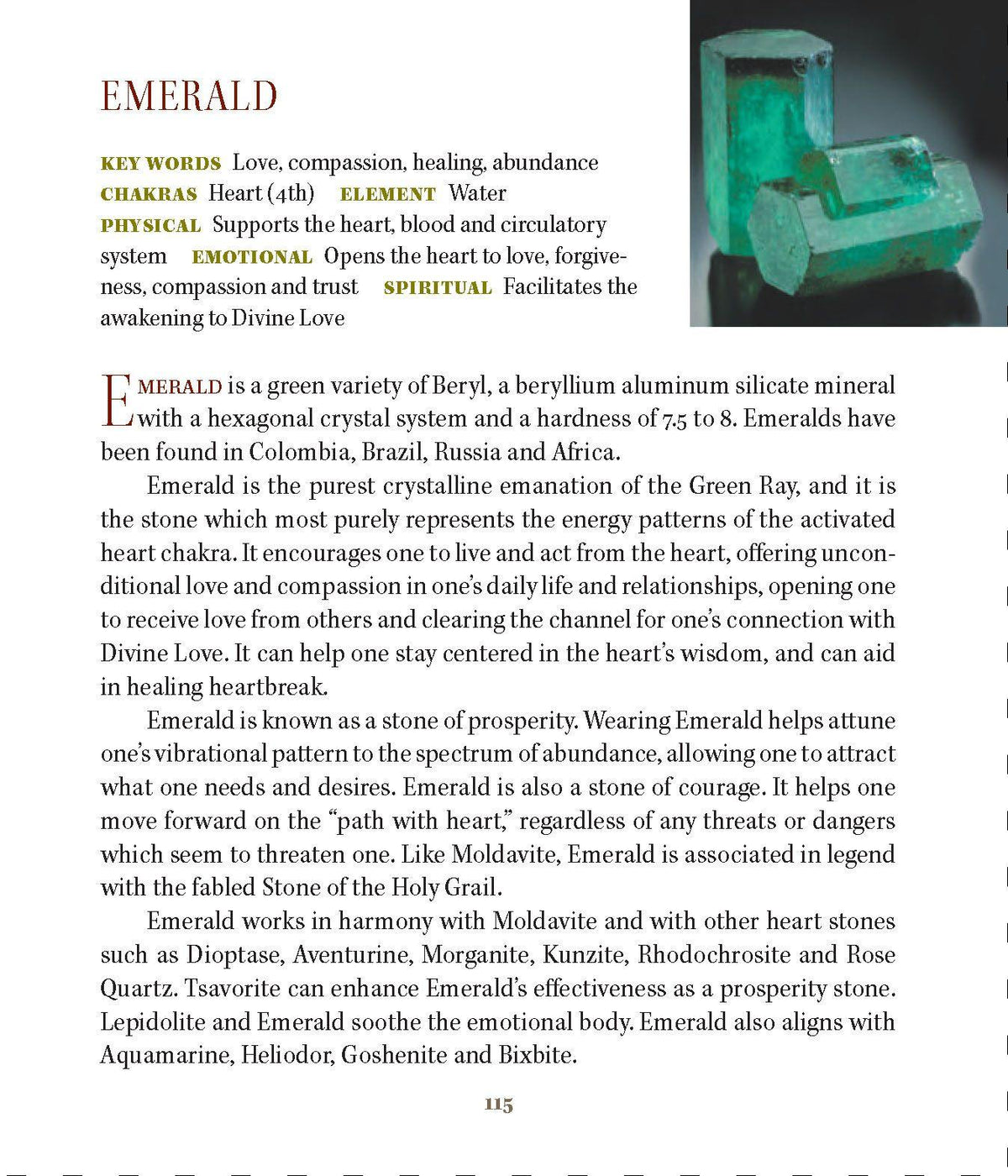 Emerald Metaphysical Properties