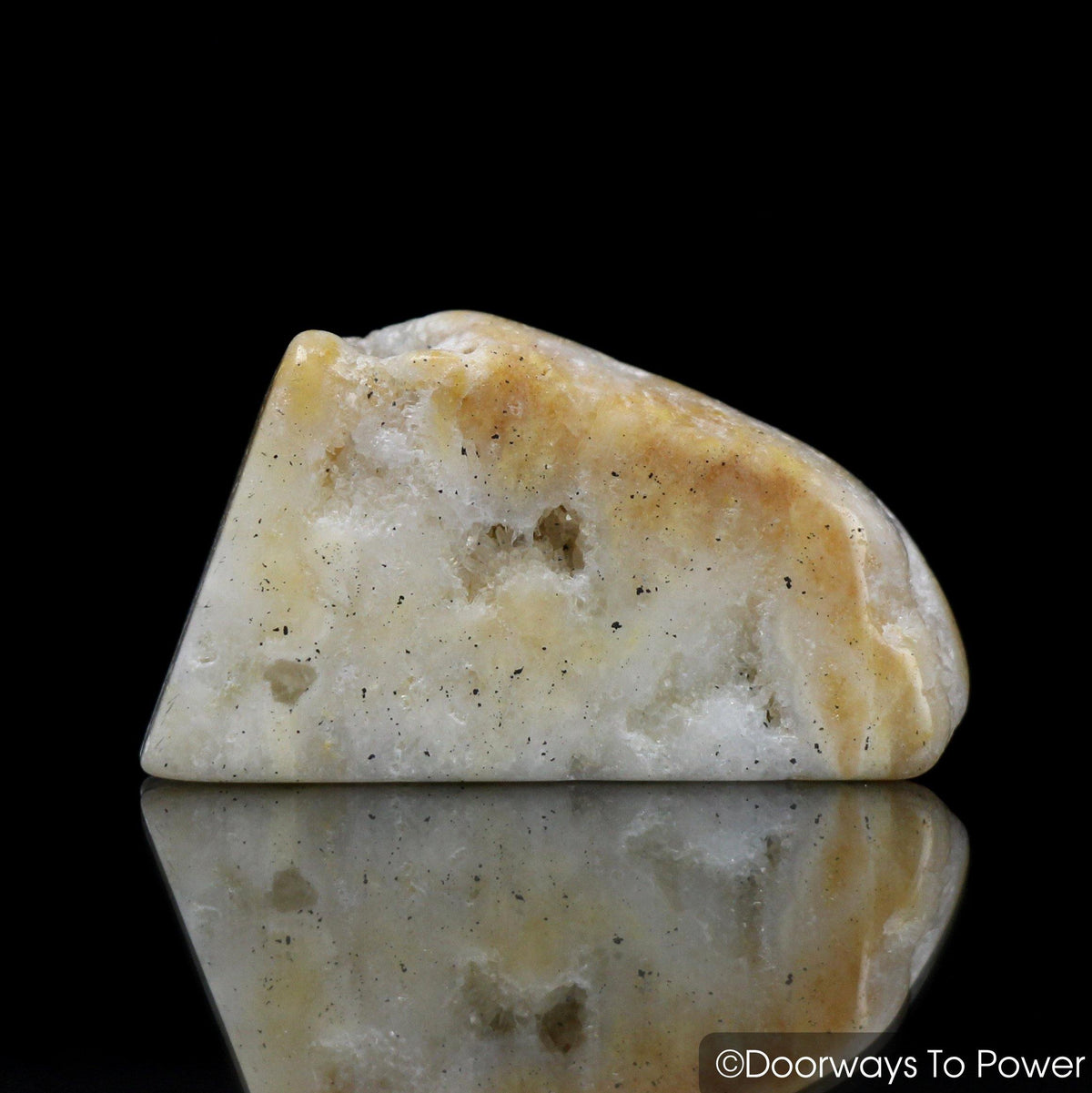 Honey & Cream Crystal Tumbled & Polished Azozeo Activated