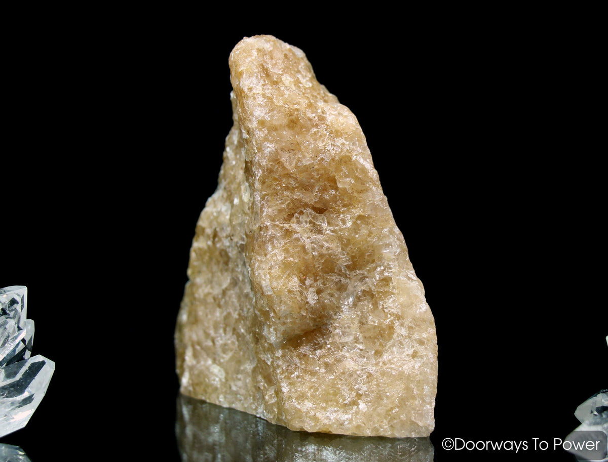 Himalaya Red Gold Azeztulite Crystal Altar Stone Azozeo Activated