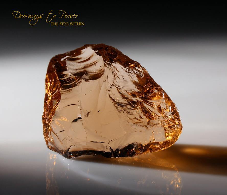 Lemurian Etherium Gold Andara Crystal 'Light Essence'