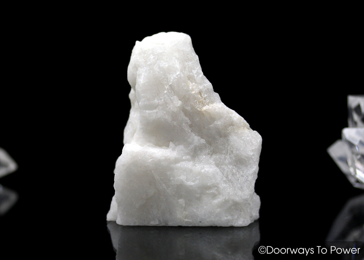 White Azeztulite Crystal Altar Stone Azozeo Activated Synergy 12 Stone