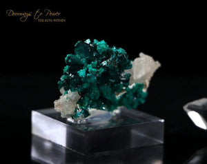 Dioptase & Quartz Mineral Specimen