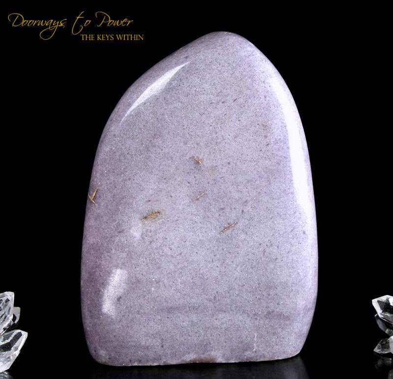 Llilac Lepidolite Crystal Altar Stone
