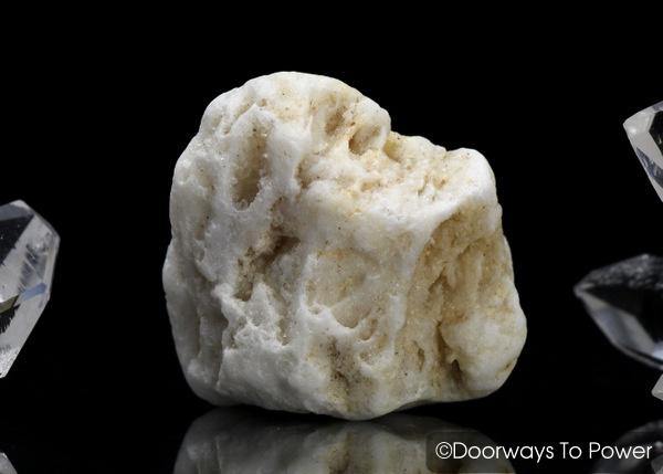 Honey Cream Azeztulite Crystal Raw & Natural