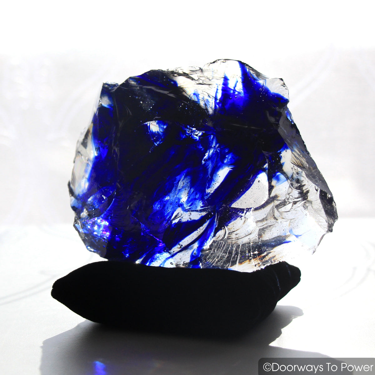 Tanzanite Fire & Elestial Starlight Monatomic Andara Crystal 'ARCTURIAN STAR-SHIP' 5D