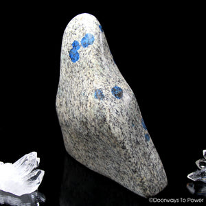 K2 Stone Azurite Crystal Altar Stone