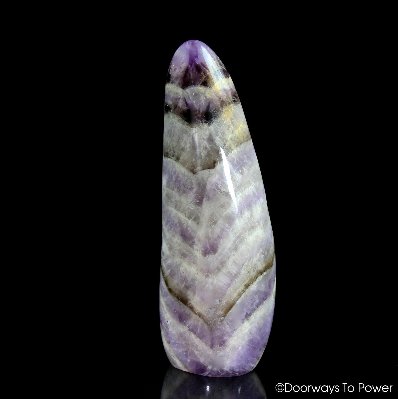 Amazez Amethyst Azeztulite Crystal Altar Stone Polished