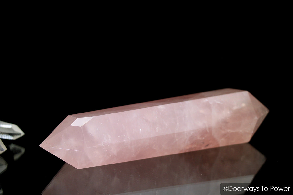John of God Crystal Double Terminated Rose Quartz w/ Manifest Spirit