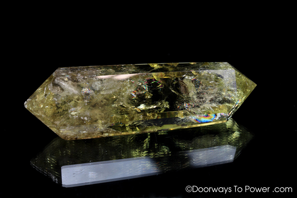 John of God Crystal DT Citrine Smoky Phantom '5D Synthesis' (RARE)