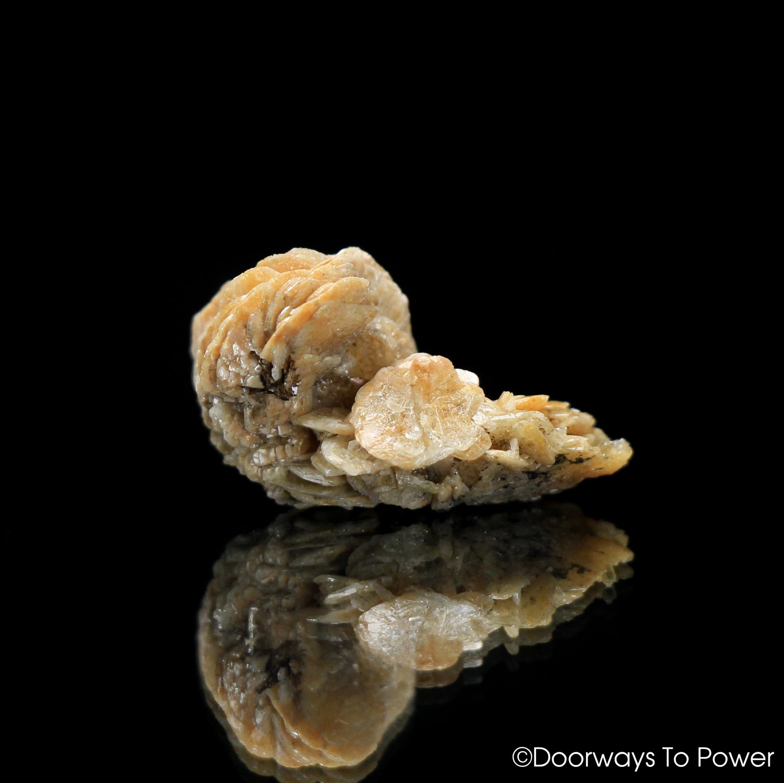 Golden Herderite Crystal Cluster