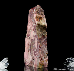 XL Angelic Pink Opal Healing Crystal Altar Stone