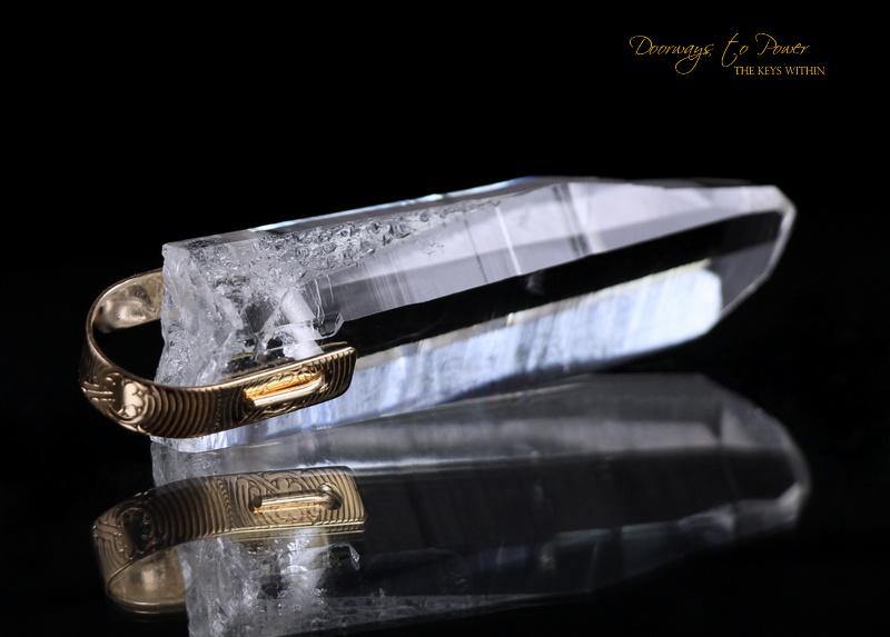 Lemurian Light Language Pendant 14k