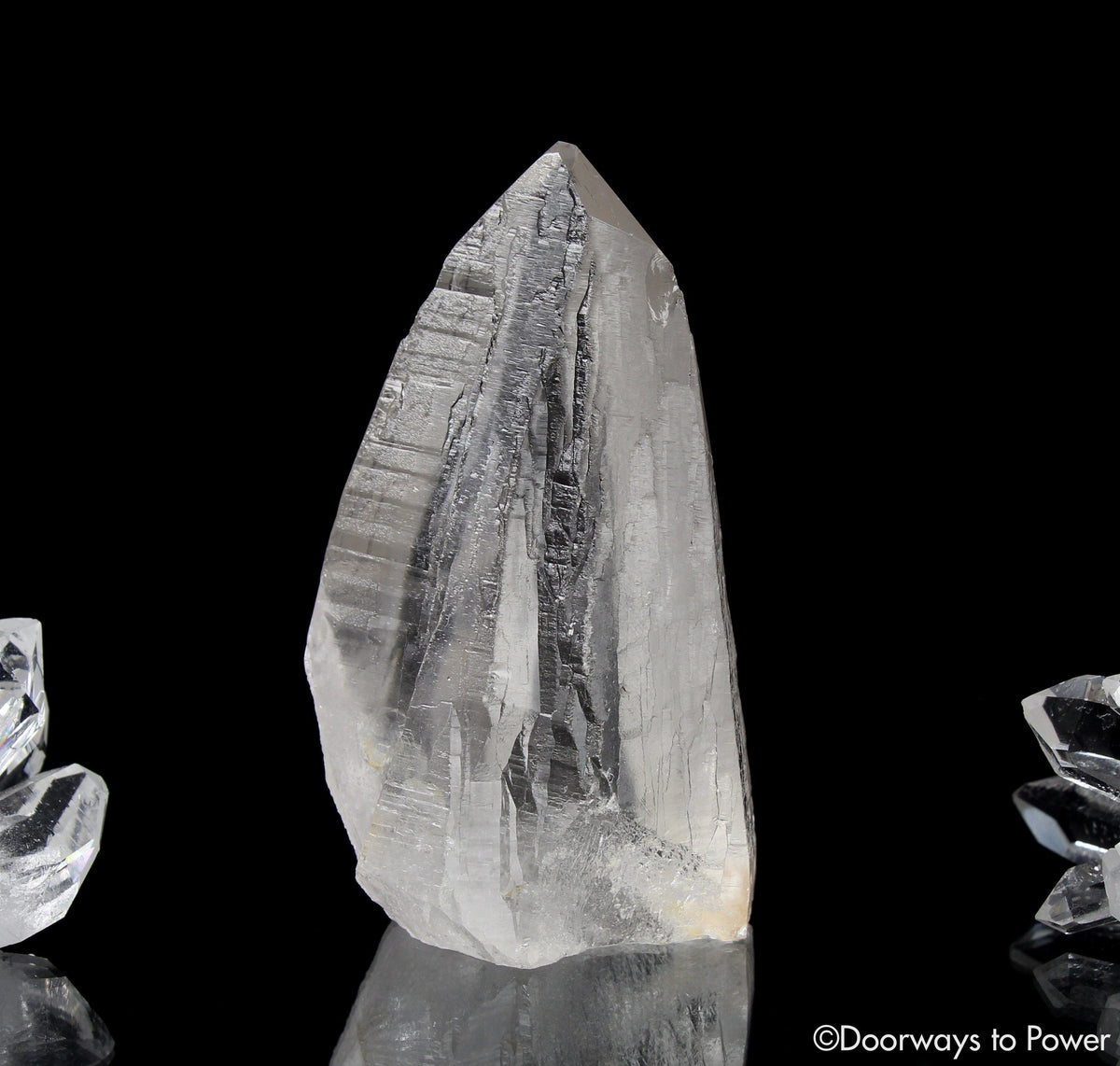 Lemurian Quartz Crystal 'Light Language 9D Energy Gateway'