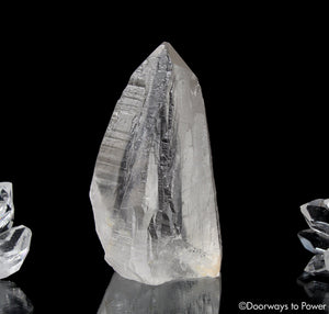 Lemurian Quartz Crystal 'Light Language 9D Energy Gateway'