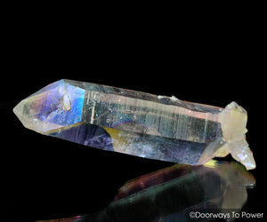 Angel Aura Quartz DT Pleiadian Starbrary Record Keeper Twin Crystal