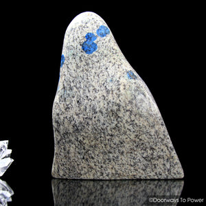 K2 Stone Azurite Crystal Altar Stone
