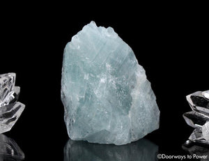 Aquamarine Natural Crystal Altar Stone