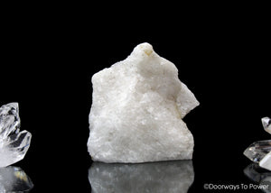 White Azeztulite Synergy 12 Crystal Altar Stone