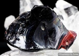 Iridium Black Dragons Blood Monatomic Andara Crystal