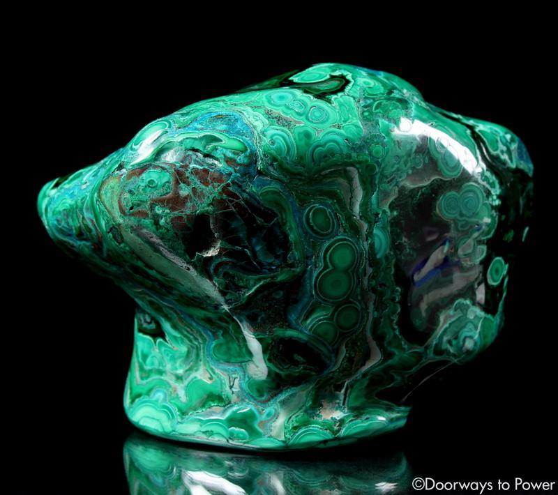 Malachite & Chrysocolla Crystal Specimen 'Stone of the Goddess' A++