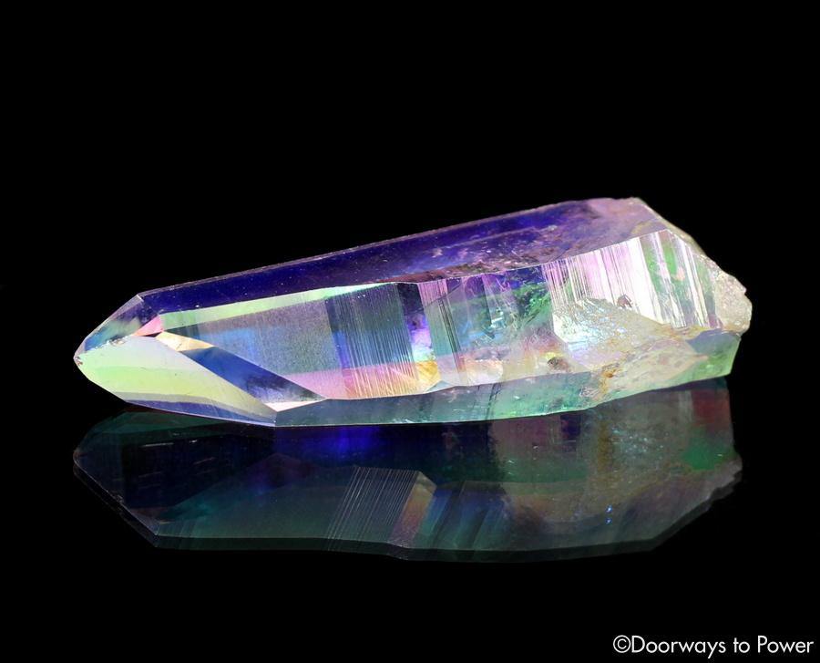 Angel Aura Colombian Lemurian Quartz Record Keeper Crystal 'Cherubim'