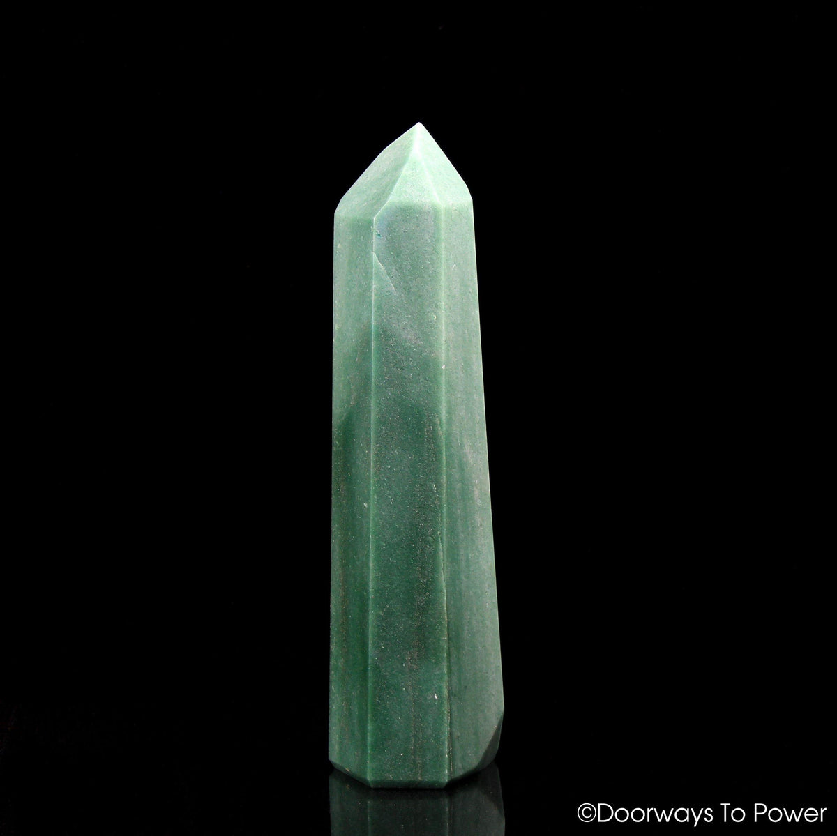 John of God Green Aventurine & Pyrite Temple Heart Dow Crystal