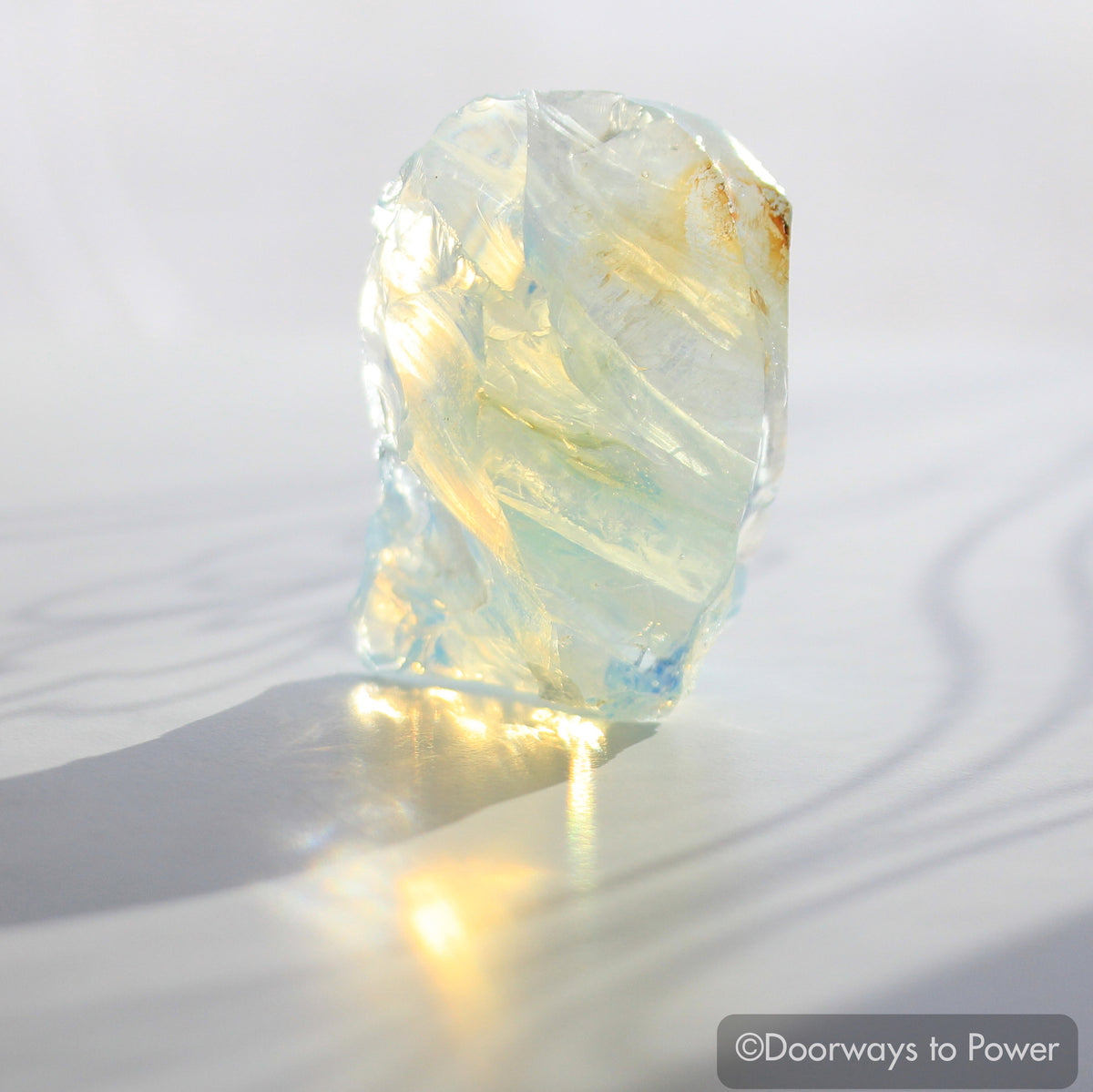 Angel Aura Opal Monatomic Andara Crystal w/ Rainbows 'Angel Codes'