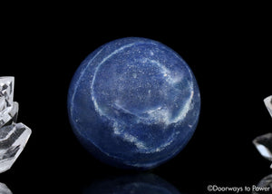 Dumortierite Crystal Sphere