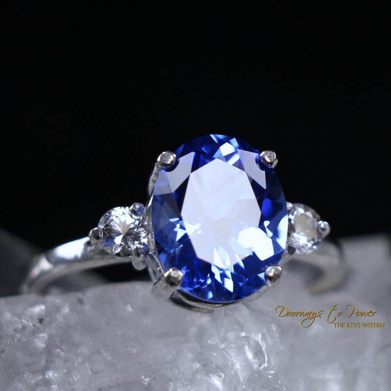 Siberian Blue Quartz Ring