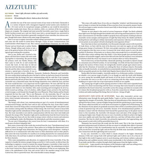 White Azeztulite Synergy 12 Crystal