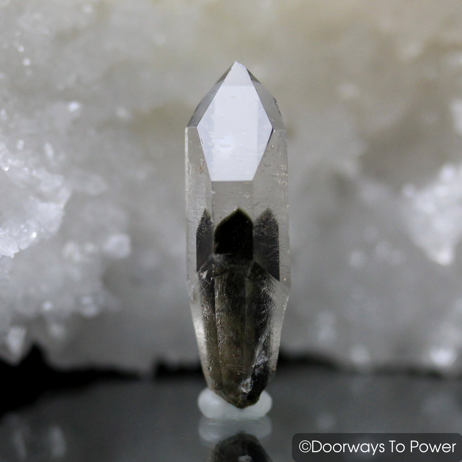 Brookite in Natural Quartz Record Keeper & Starbrary Synergy 12 Stone Rare