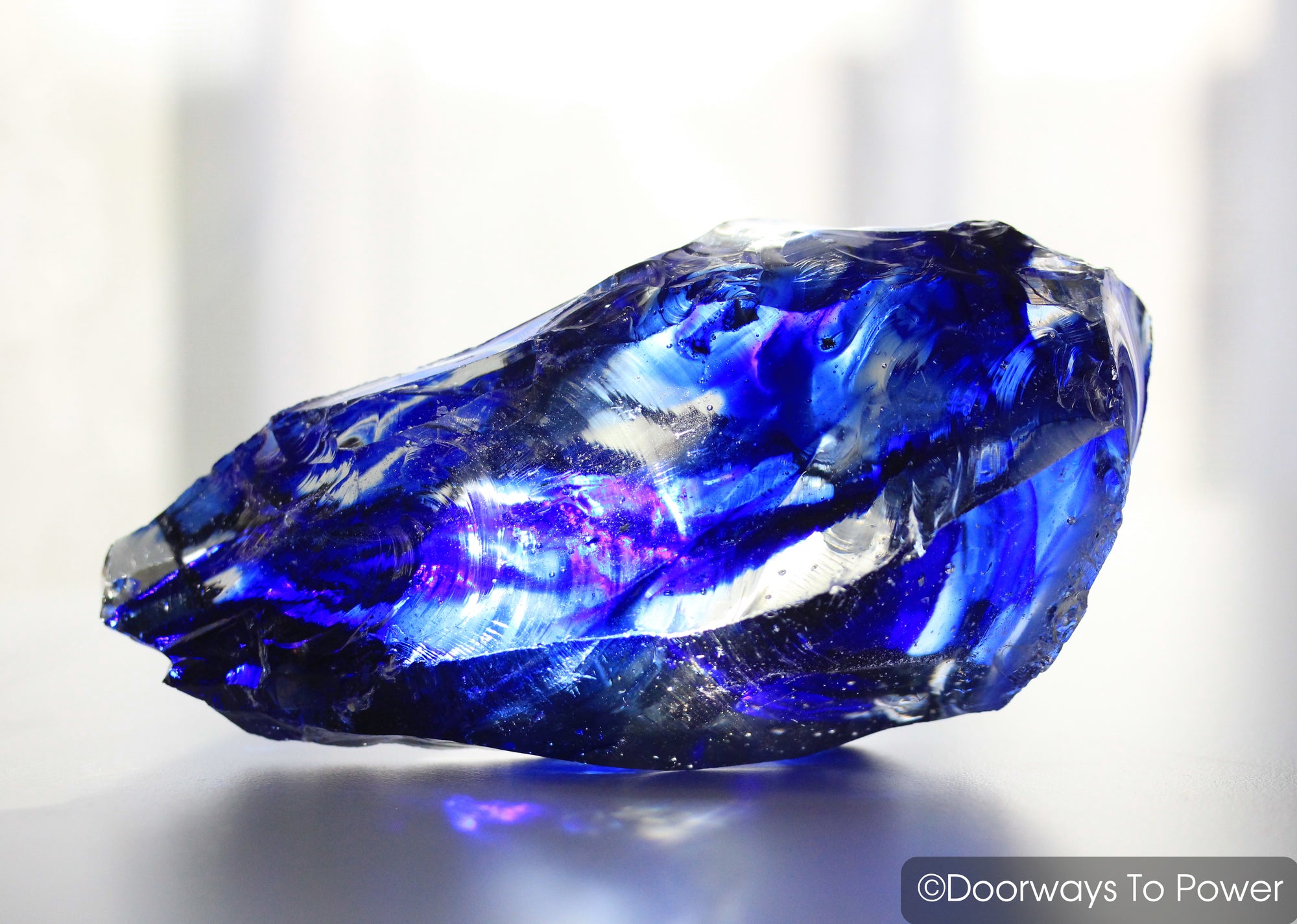 Tanzanite Fire & Elestial Starlight Monatomic Andara Crystal 'ARCTURIAN STAR-SHIP