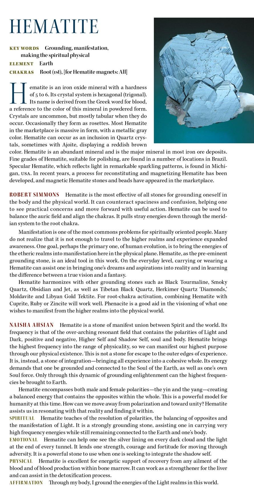 Hematite Metaphysical Properties