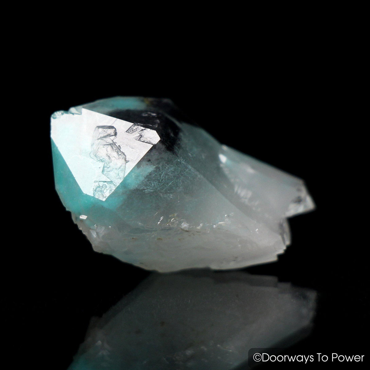 Ajoite Phantom Quartz Crystal 