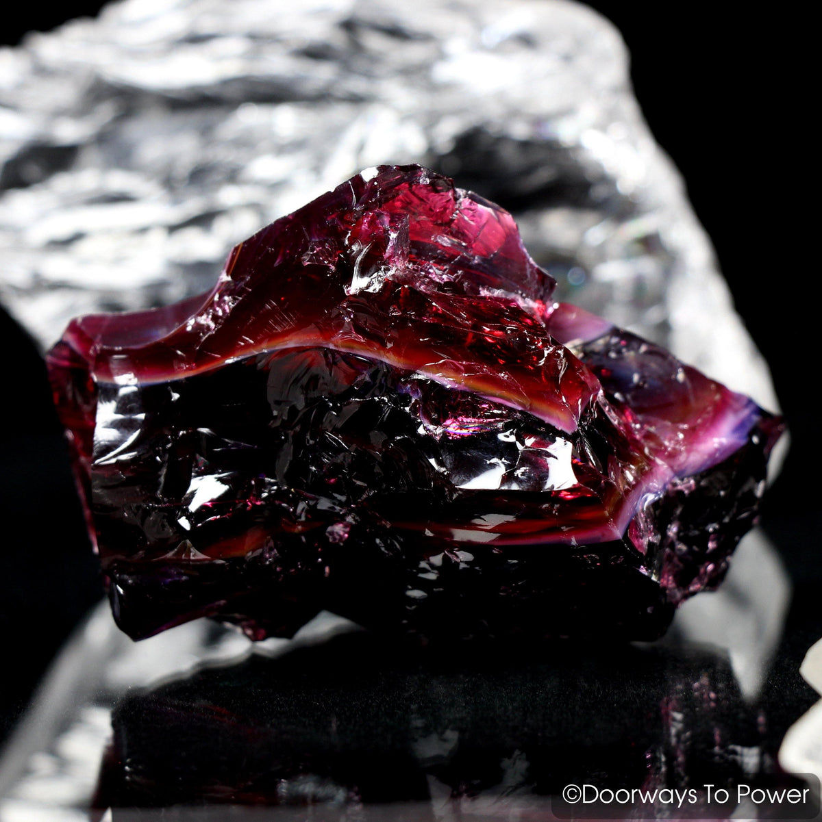 Angel Aura HGW Raspberry Monatomic Andara Crystal 'Cosmic Heart'