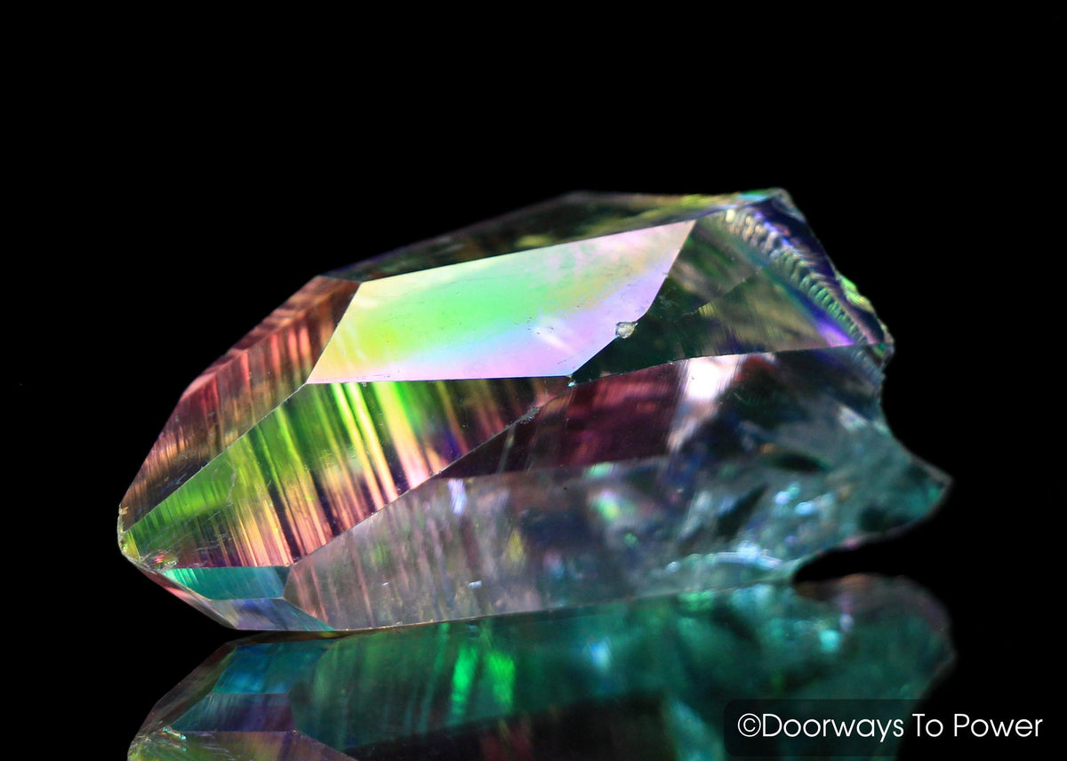 Angel Aura Colombian Lemurian Portal Time Link Record Keeper Crystal 'Cherubim'