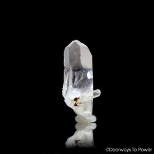 Satyaloka Clear Azeztulite Quartz Crystal Point - Inner Child Penetrator Crystal
