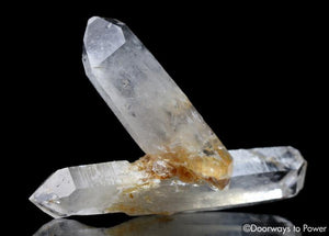 Lemurian Mist Penetrator Crystal with Record Keepers