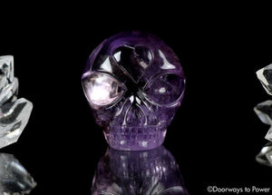 Magical Amethyst Galactic Star Guardian Crystal Skull