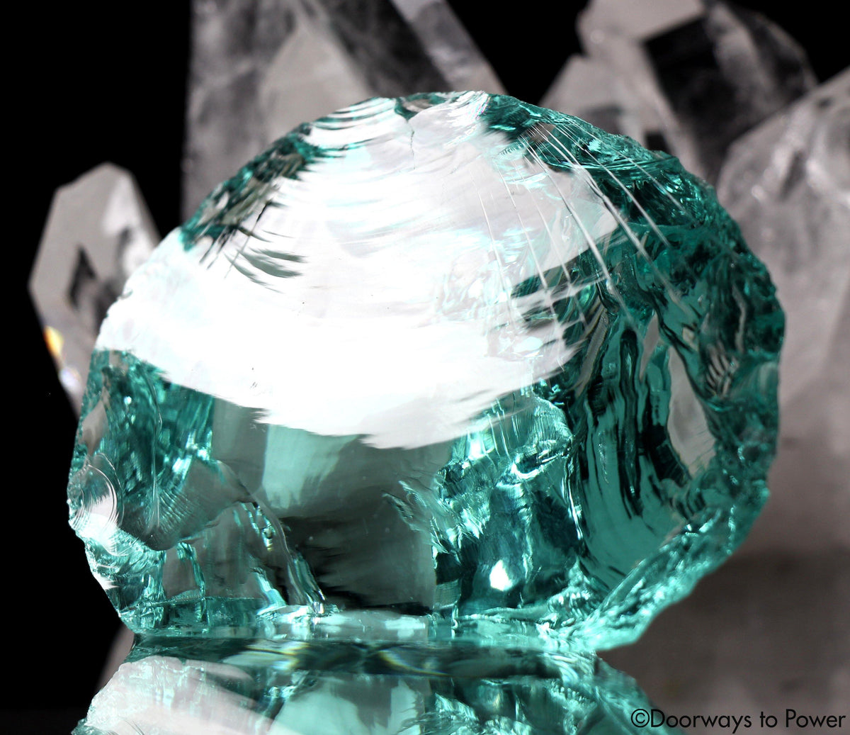 Gem Aqua Serenity Monatomic Andara Crystal 'Modulating Perception'