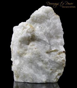White Azeztulite Quartz Crystal XL Synergy 12 Stone