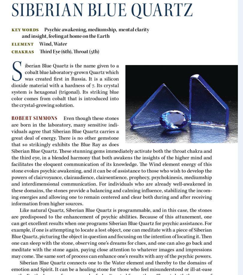 Siberian Blue Quartz Meanings