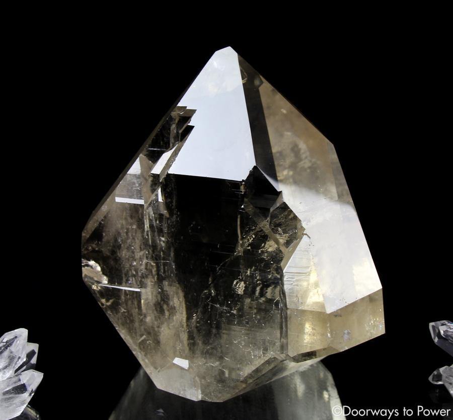 Citrine Quartz Lightbrary Crystal Sculpture