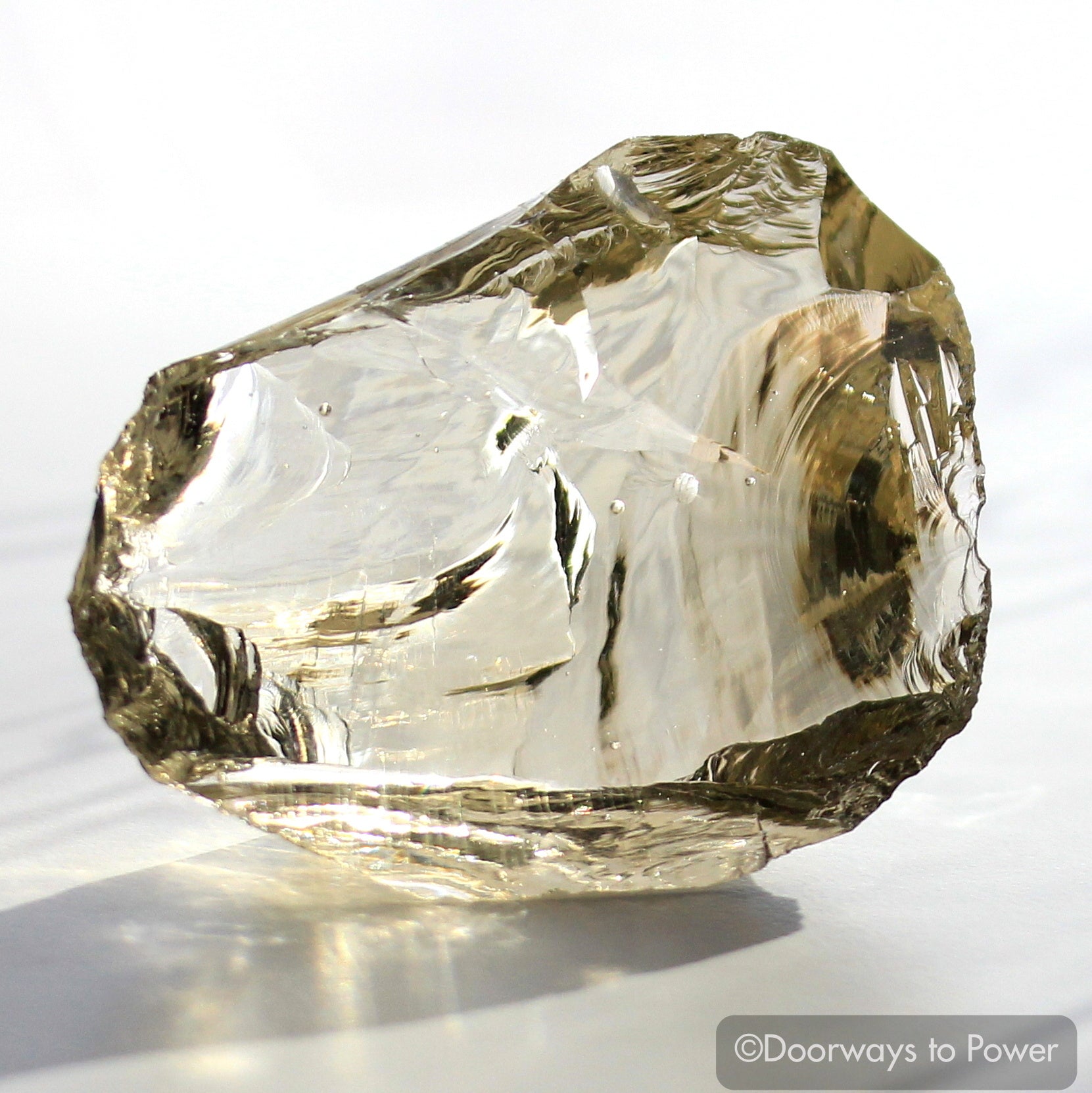 Celestial Gold Monatomic Andara Crystal 'Golden Light Merkaba'