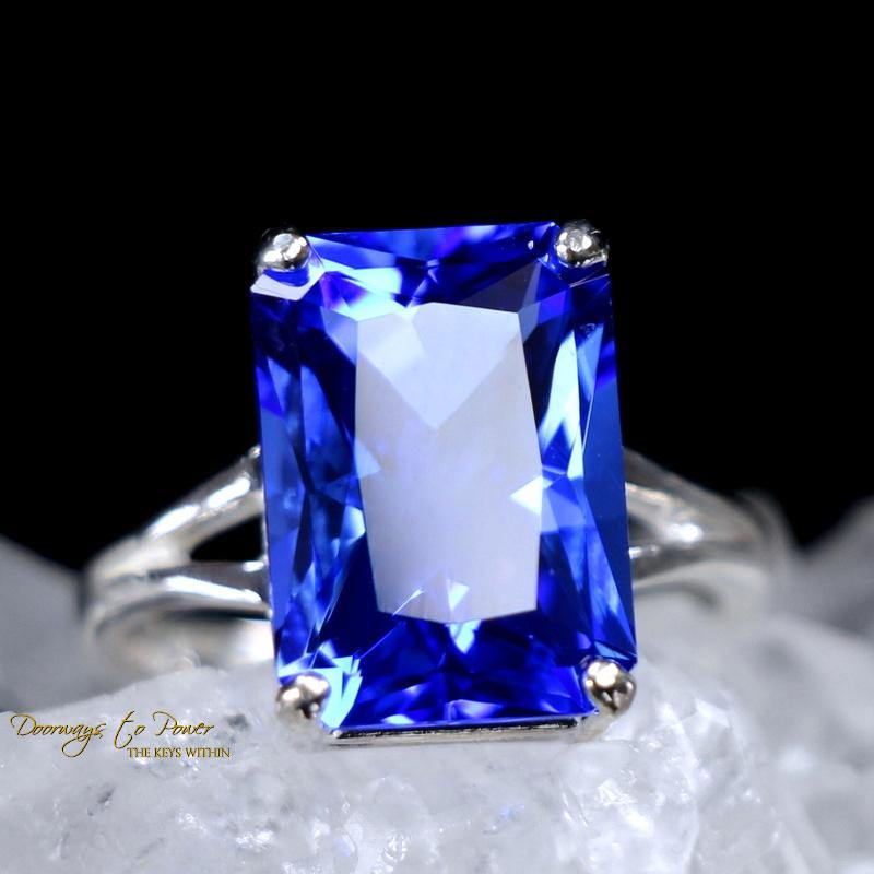 Siberian Blue Quartz Ring