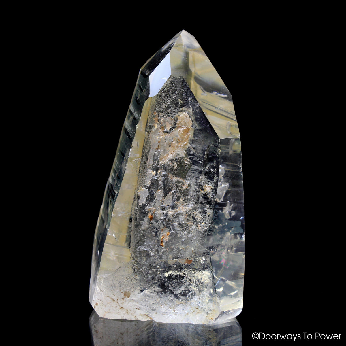 Golden Healer Lemurian Seed Record Keeper Crystal Point