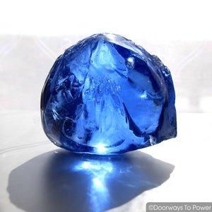 Original Lady Nellie Blue Monatomic Andara Crystal 'Heart' Rare & Special 