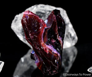 Angel Aura HGW Raspberry Monatomic Andara Crystal 'Cosmic Heart'